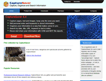 Tablet Screenshot of capturesaver.com